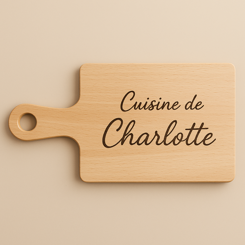 planche decouper personnalisee gravure laser laloussio