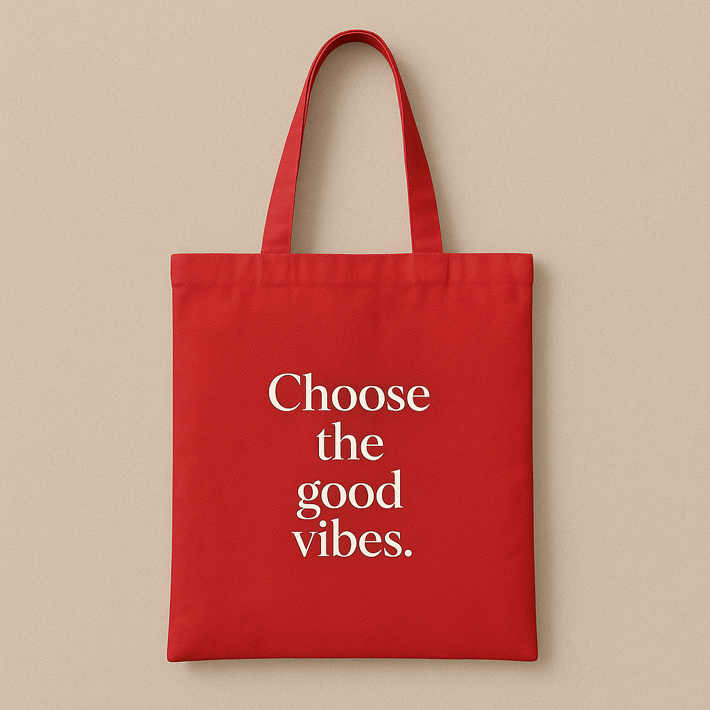 tote bag personnalisé paris couleur rouge