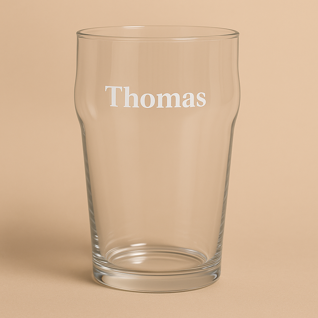 verre gravé personnalisé prénom LALOUSSIO